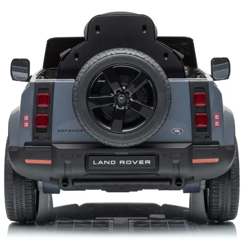 Defender Small Macchina Elettrica per Bambini 12V Grigio MP3 Luci LED