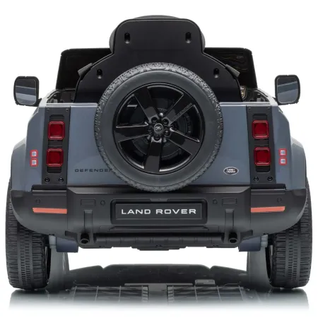 Defender Small Macchina Elettrica per Bambini 12V Grigio MP3 Luci LED