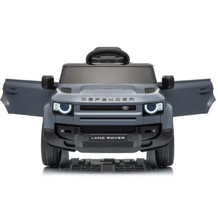 Defender Small Macchina Elettrica per Bambini 12V Grigio MP3 Luci LED