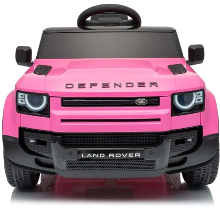 Defender Small Macchina Elettrica per Bambini 12V Rosa MP3 Luci LED