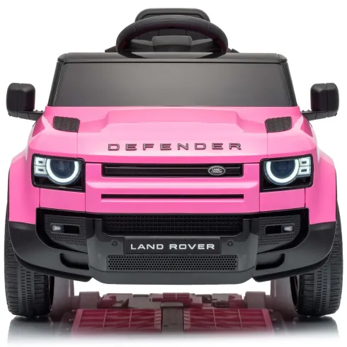 Defender Small Macchina Elettrica per Bambini 12V Rosa MP3 Luci LED