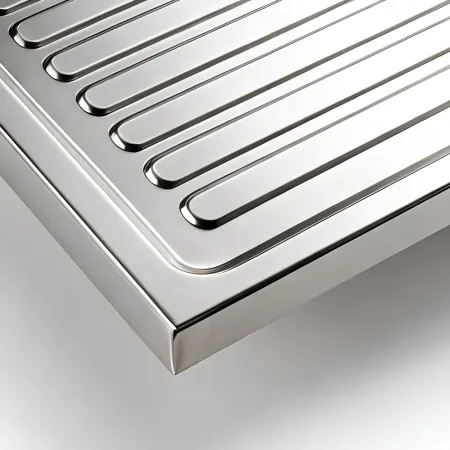 Lavandino Lavello da Cucina 80x50 cm 1 vasca con Gocciolatoio Destro