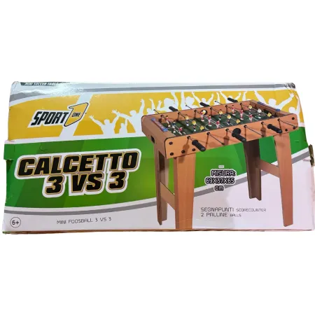 Biliardino Bambini Aste Passanti Palline Calcetto Calciobalilla NO Gettoniera