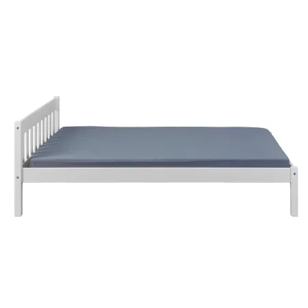 Struttura Letto alla Francese 140x200 Bianco una Piazza e Mezza Cameretta Bimbi | BricoShop24