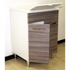 Lavatoio in Resina 60x50 Mobile 2 Ante Lavanderia Vasca Tavola Lavapanni Pilozzo 2