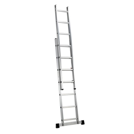 Trabattello Scala Alluminio 6 Scalini Multiposizione Max 120kg Ponteggio Lavori
