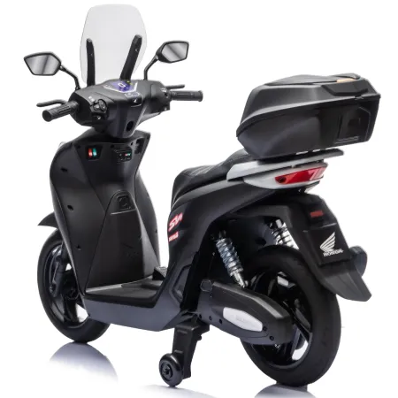 Scooter Elettrico Honda SH125 M 12V Moto per Bambini Nero con Baule