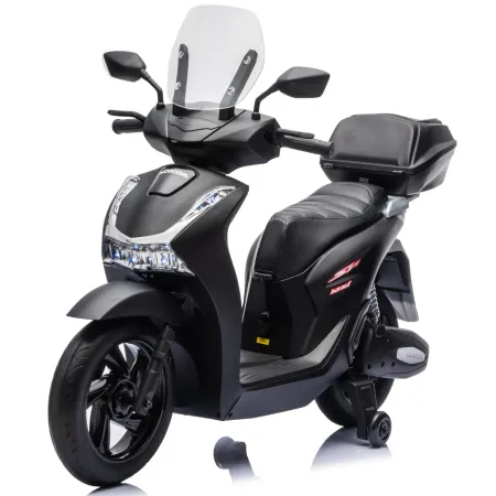 Scooter Elettrico Honda SH125 M 12V Moto per Bambini Nero con Baule