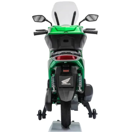 Scooter Elettrico Honda SH125 M 12V Moto per Bambini Verde con Baule