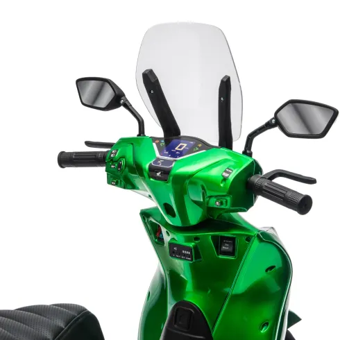 Scooter Elettrico Honda SH125 M 12V Moto per Bambini Verde con Baule