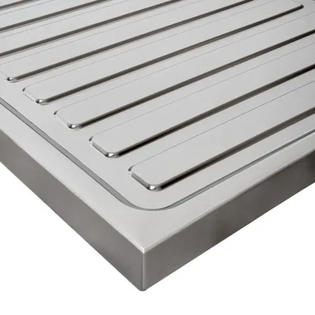 Lavello Lavandino da Cucina 80x50 cm 1 vasca con Gocciolatoio Sinistro