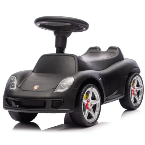 Macchina Cavalcabile per Bambini Porsche Carrera GT Nero con Luci LED