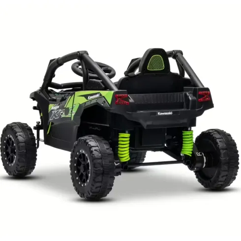 Auto Elettrica per Bambini Kawasaki Buggy 12V Nero con Radiocomando