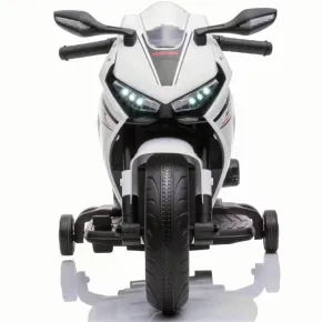 Moto Elettrica per Bambini Honda CBR1000RR 10,2V Bianco con LED 2