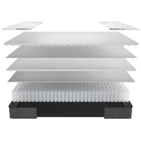 Materasso Singolo Memory Foam 90x190x22,3 cm 420 Molle Insacchettate