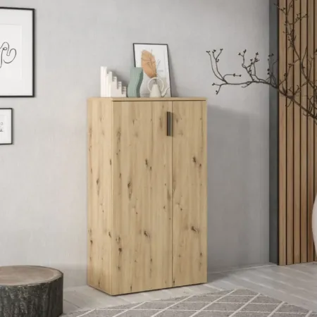 Mobile Multiuso 2 Ante Scarpiera Rovere Salvaspazio da Ingresso