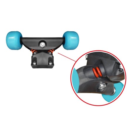 Tavola Skateboard Bambino 70 cm in Legno Ruote Max 50 kg Skate per Ragazzi Hippy