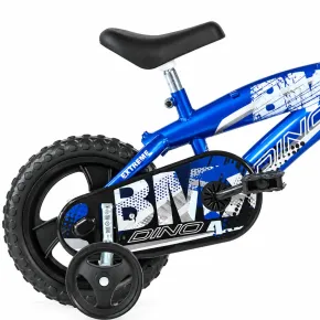 Bicicletta BMX 12" per Bambini Blu con Stabilizzatori e Gomme EVA 2