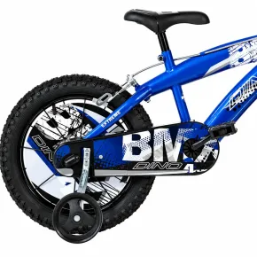 Bicicletta BMX 14" per Bambini Blu con Stabilizzatori e Gomme EVA 2