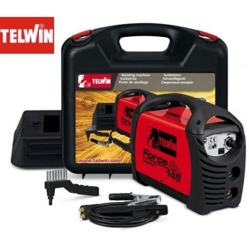 Saldatrice Inverter Telwin Force 145 a Elettrodo Multifunzione Professionale