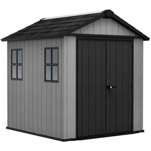 Casetta da Giardino Keter Newton Plus 230x224 Resina Rimessa Attrezzi