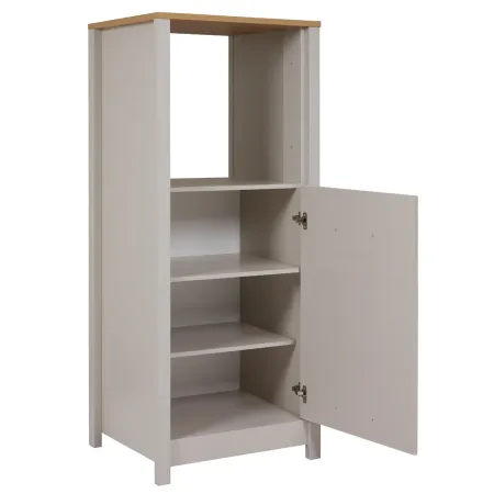 Cucina Modulare 3 Mobili Soft Close Beige Rovere 200 cm MDF Vetro
