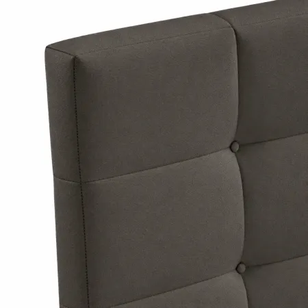 Letto Matrimoniale Struttura Contenitore Tessuto Tortora Rete 160x190