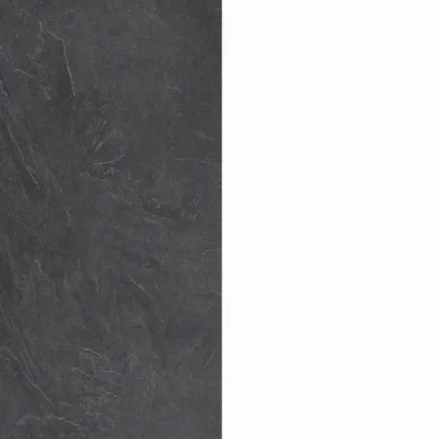 Isola per Cucina Moderna 2 Ante Bianco Lucido Piano Grigio 125x90 cm