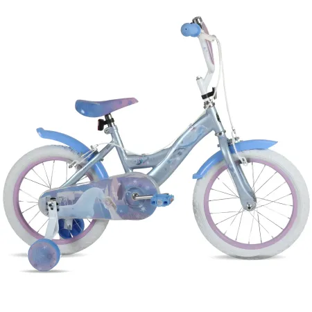 Bicicletta Frozen per Bambini 16 Pollici Celeste Bici Bambina Rotelle