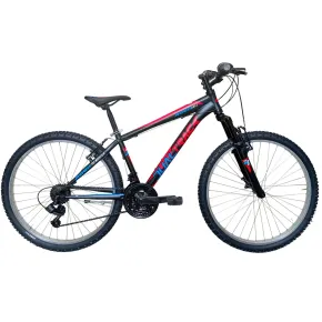 Bicicletta 26 Pollici Mountain Bike 18V Shimano Bici Rockrage Nero