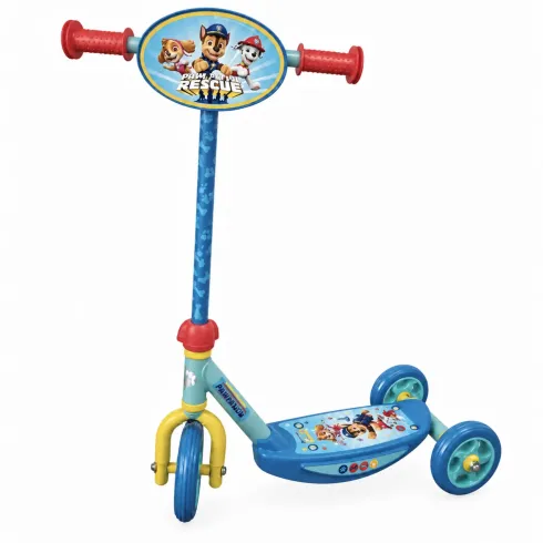 Monopattino 3 Ruote Paw Patrol a Spinta per Bambini Blu Regolabile