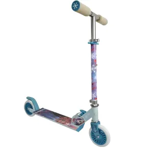 Monopattino Pieghevole per Bambini 2 Ruote Frozen Celeste Regolabile 2