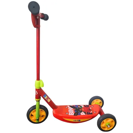 Monopattino Bambini 3 Ruote Bing Rosso a Spinta Manubrio Regolabile
