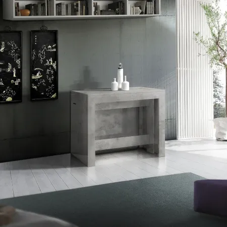 Panca Allungabile Set 2 Pezzi 66-290 cm Grigio Salvaspazio Soggiorno