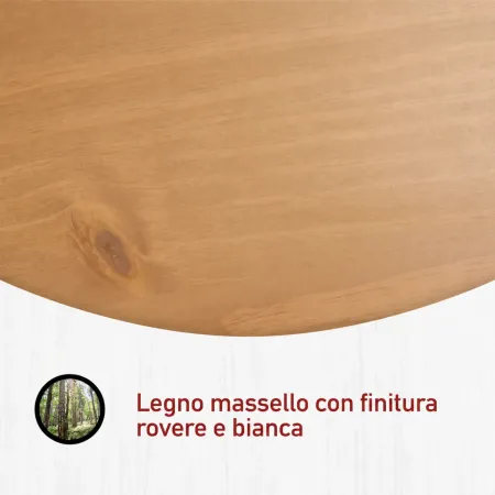 Armadio Camera da Letto 3 Ante Legno Bianco Effetto Rovere con Specchi