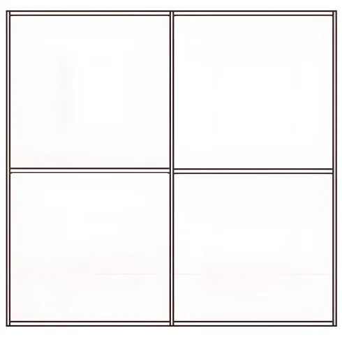 Armadio Camera da Letto Bianco 2 Ante Scorrevoli Guardaroba 180 cm