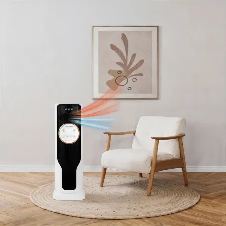 Raffrescatore Termoconvettore 2 in 1 Elettrico 2kW Nero Caldo Freddo