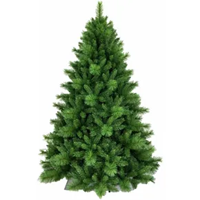 Albero di Natale Artificiale 180 cm Verde in PVC Diametro 122 cm