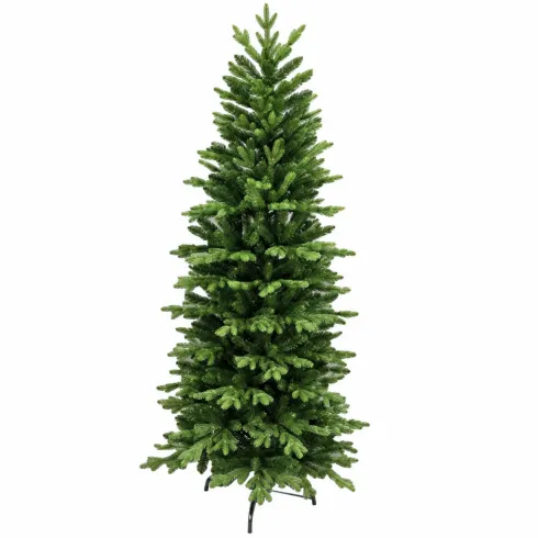 Albero di Natale 210 cm Rami Tre Punte Verde Artificiale PE PVC