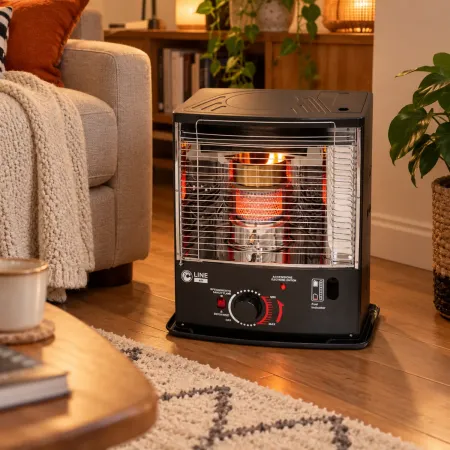 Stufa a Combustibile 2800W Portatile 5L Camino in Vetro Elettronica