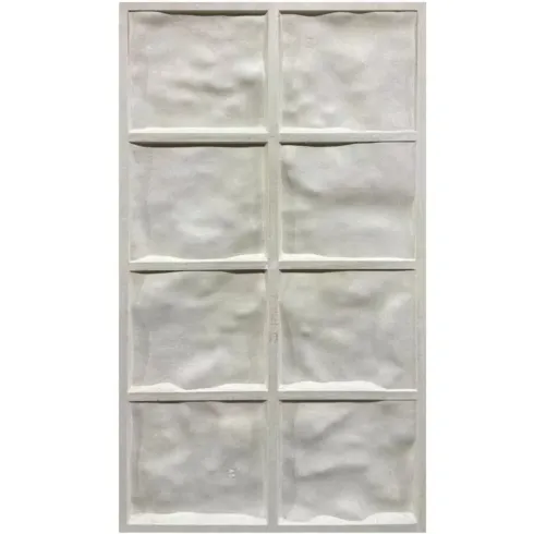 Pannelli Murali 3D Effetto Mattoni Bianchi in PU 12 Pezzi Isolanti