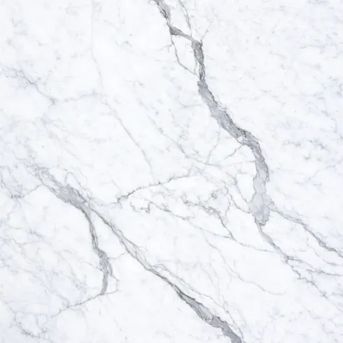 6 Pannelli Murali PVC Effetto Marmo Bianco Impermeabili 120x60 cm
