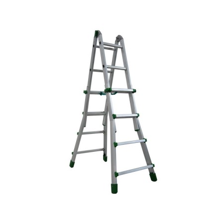 Facal Scala Telescopica 3 Gradini Metri Alluminio Multiuso Professionale Interno