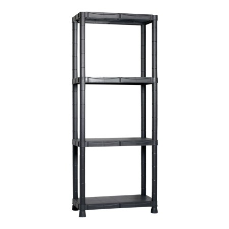 Scaffali in Resina 4 Ripiani 60x30 Plastica Dispensa Libreria Garage Magazzino