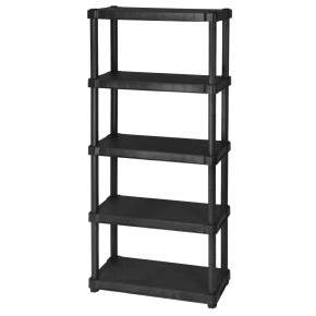 Scaffali in Resina 5 Ripiani 80x30 Plastica da Interno Esterno Garage Magazzino 2