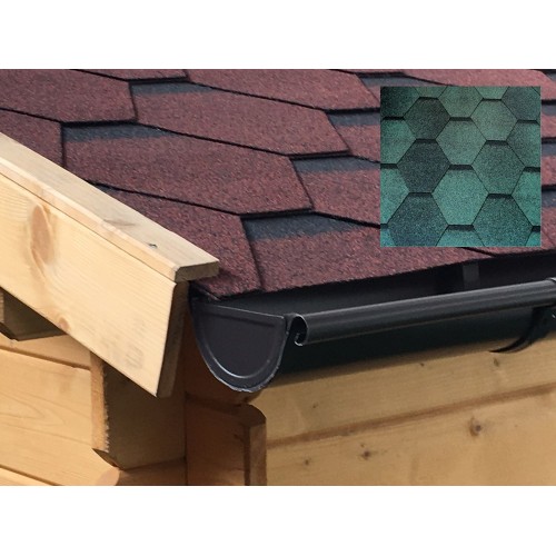 Tegole Canadesi Verde Rosso Bituminose per Tetto Legno Casette Gazebo Pergole