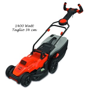 Tosaerba Elettrico 1400 Motore a Spinta Black Decker Tagli Erba Prato Rasaerba