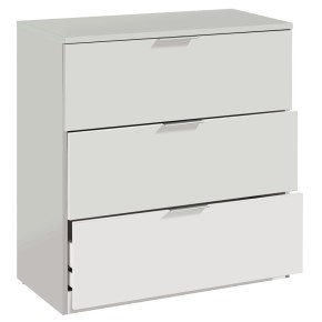 Mobile Cassettiera Bianca 3 Cassetti 80 cm Como Legno Camera da Letto Soggiorno 2