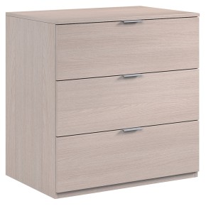 Cassettiera 3 Cassetti 80 Rovere Como in Legno Camera da Letto Mobile Soggiorno