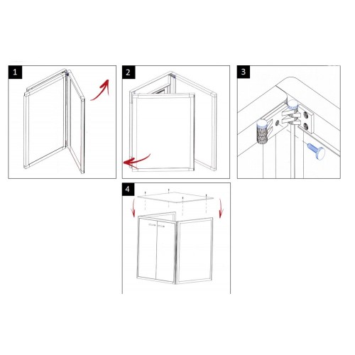 Kit Mobile Copri Lavatrice da Esterno Resina Mobiletto per Asciugatrice Plastica